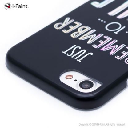 iPaint Smile Soft Case - силиконов (TPU) калъф за iPhone SE 2020, iPhone 7, iPhone 8 3
