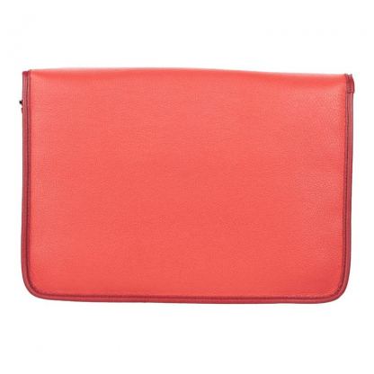 Sex And The City Fifth Avenue Laptop Bag - кожена чанта за MacBook Air/Pro 13, ултрабуци и нетбуци до 13 инча (червен) 3