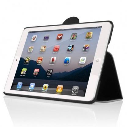 Incipio Lexington Case - кожен калъф и поставка за iPad mini (черен) 3