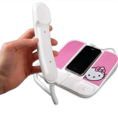 Hello Kitty Desktop Phone - стационарна поставка за телефон за смартфони 3