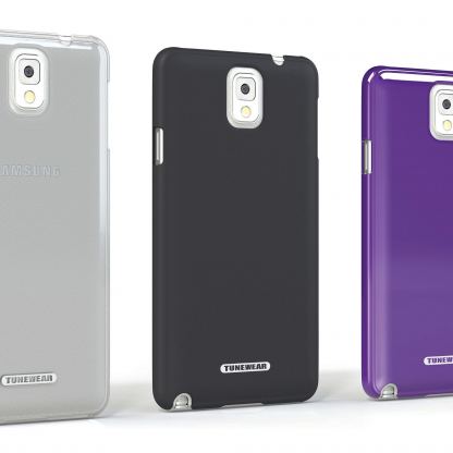Tunewear Eggshell - поликарбонатов кейс за Samsung Galaxy Note 3 (черен) 3