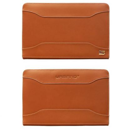 Urbano Leather Folder Case - кожен калъф (естествена кожа) за MacBook Air 13 (оранжев) 2