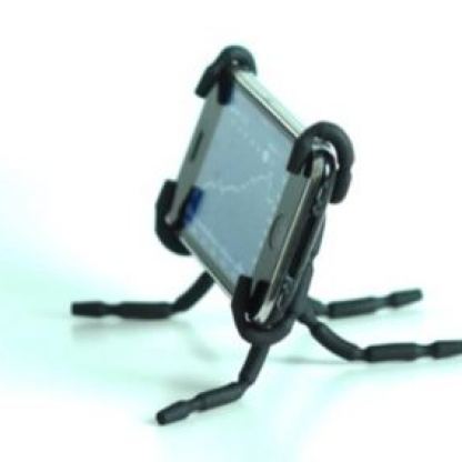 Spider Podium Stand - универсална гъвкава поставка за iPhone и мобилни телефони (бял) 2