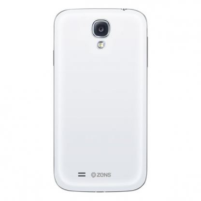 Zens Wireless Charging Cover Bundle - заден панел и станция за безжично зареждане на Samsung Galaxy S4 i9500 (бял) 2