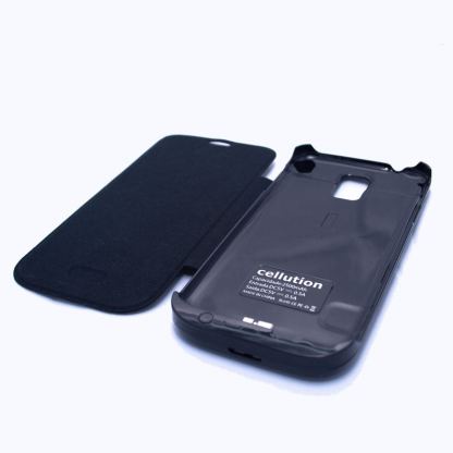 Cellution Power Flip Case - външна батерия, флип кейс и поставка за Samsung Galaxy S5 SM-G900 2