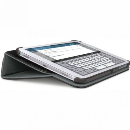 Belkin Shield Fit Cover - кожен калъф и поставка за Samsung Galaxy Tab 4 10.1 SM-T530/SM-T535 (черен) 3