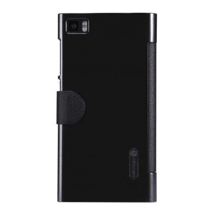 Nillkin Fresh Series Flip Case - кожен калъф, тип портфейл за Xiaomi M3 (черен) 3