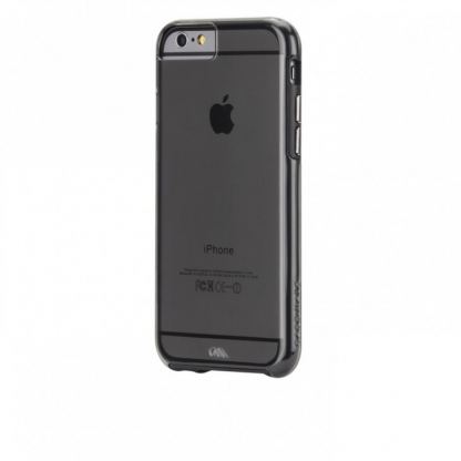 CaseMate Naked Tough Case - кейс с висока защита за iPhone 6/6S (черен-прозрачен) 3