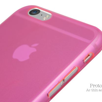 Pinlo Proto Air - тънък силиконов TPU калъф за iPhone 6/6S (розов) 3