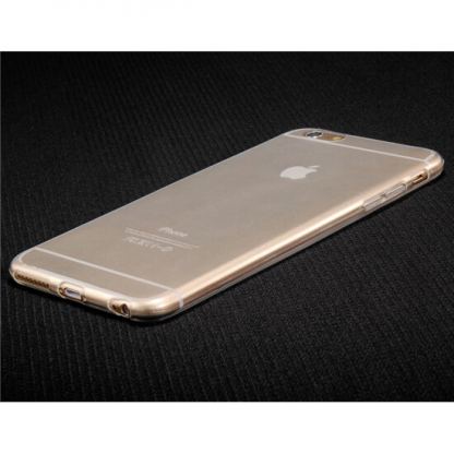 Ultra-Thin Shell Case - тънък силиконов (TPU) калъф (0.4 mm) за iPhone 6/6S (прозрачен) 3
