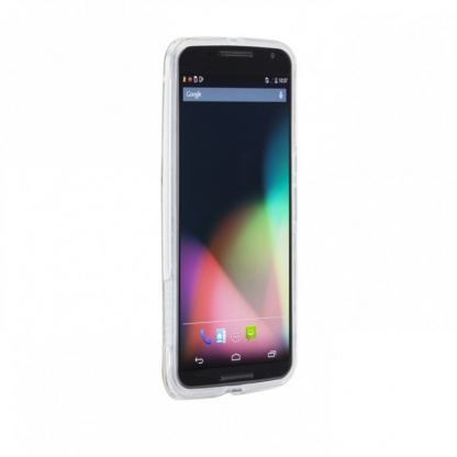 CaseMate Tough Naked Case - кейс с висока защита и вградена поставка за Google Nexus 6 (прозрачен) 2