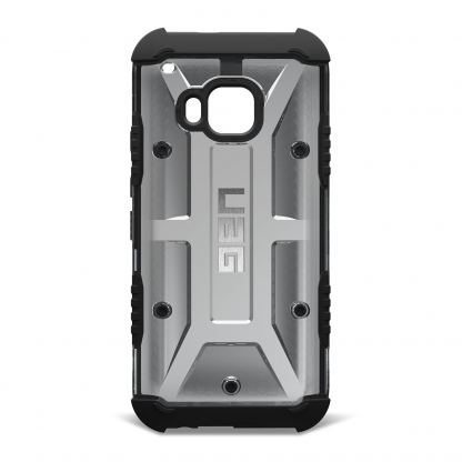 Urban Armor Gear Scout - удароустойчив хибриден кейс + HD покритие за HTC One M9 (тъмнопрозрачен-черен) 2