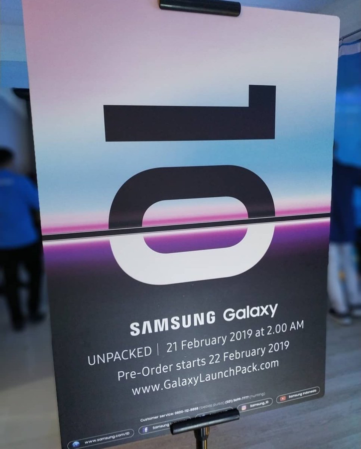 Начална дата за предварителна заявка за Samsung Galaxy S10 и S10 + /спостер/