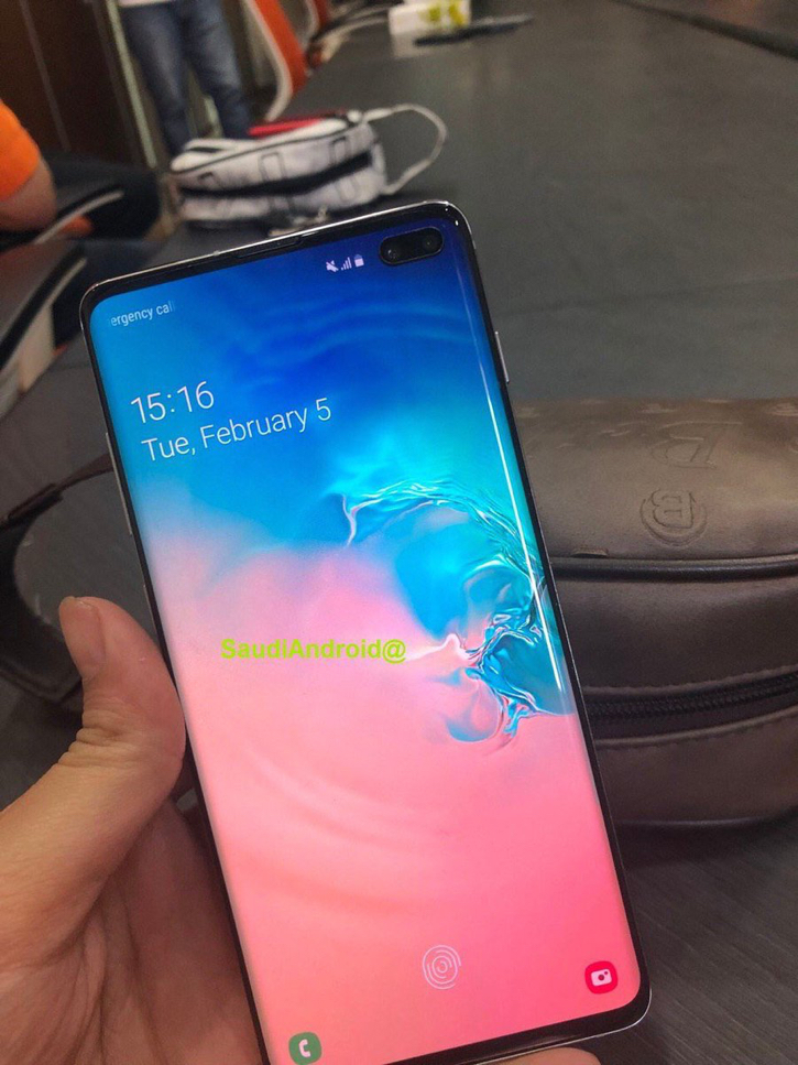 Samsung Galaxy S10 + със скенер на екрана за първи път на видео
