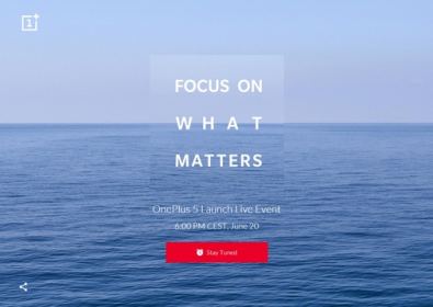 Официално  посочена дата и час за обявяването на OnePlus 5