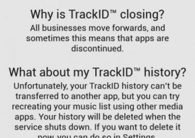 Sony закрива услугата си Music Track ID