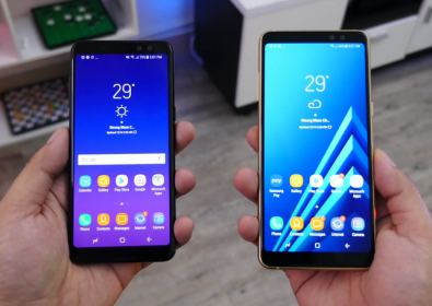 Samsung Galaxy A8 и A8 + (2018) с двойна предна камера на видео