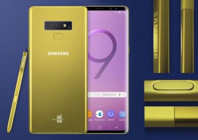 Samsung и жълто-синята версия Galaxy Note 9 