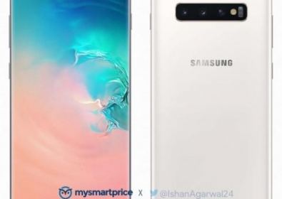 Белият Samsung Galaxy S10 + Ceramic /снимка/
