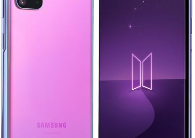 Самата нежност: Samsung Galaxy S20 + BTS Edition с подробни снимки