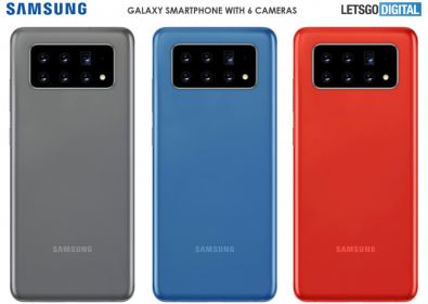 6 независими модула за подвижна камера: нова смела разработка на Samsung
