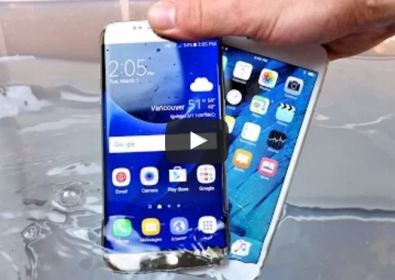 Samsung Galaxy S7 vs iPhone 6S водоустойчив тест. Наистина ли са устойчиви под вода? (ВИДЕО)