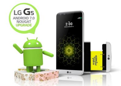 LG G5 е сред първите, които ще получат ъпдейта до Android 7.0 Nougat
