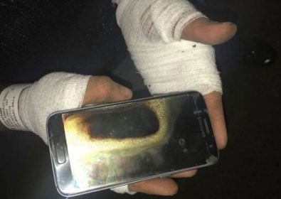 Samsung Galaxy S7 избухна в ръцете на собственика в Канада