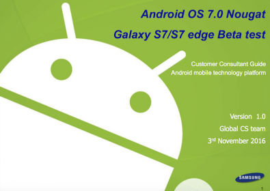Samsung показа особеност Grace UX на Android Nougat за Galaxy S7