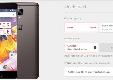 OnePlus 3T вече в продажби в Европа и САЩ