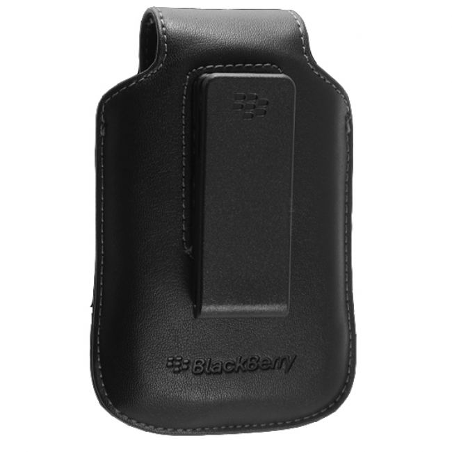 Custodia tascabile in pelle 100% originale BlackBerry 9360 9630 9650 Custodia tascabile in pelle 100% originale BlackBerry 9360 9630 9650