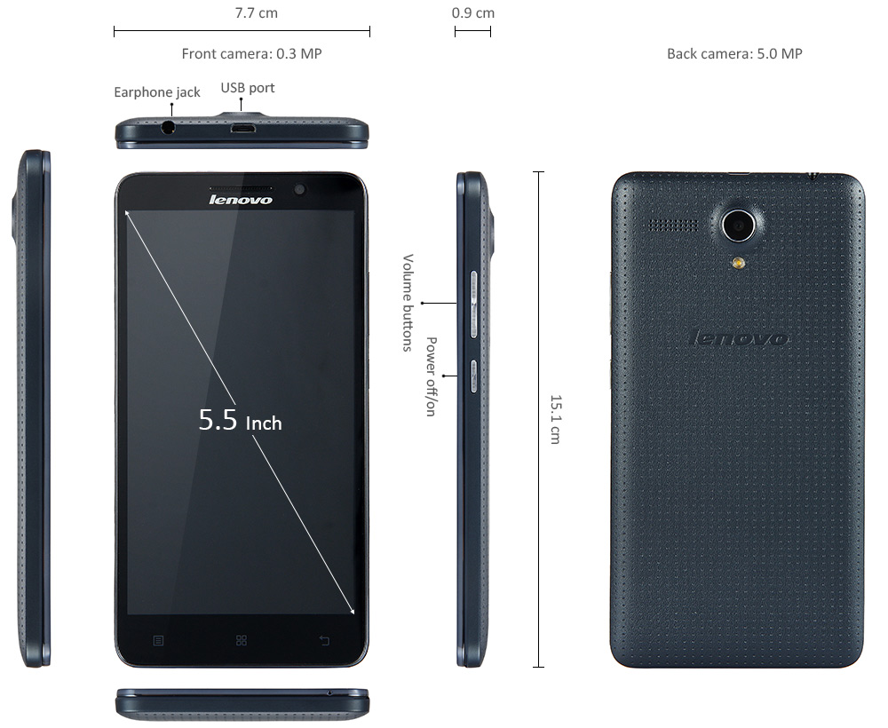 Телефон Lenovo A916, две сим карти, на ТОП Цена — Sim.bg