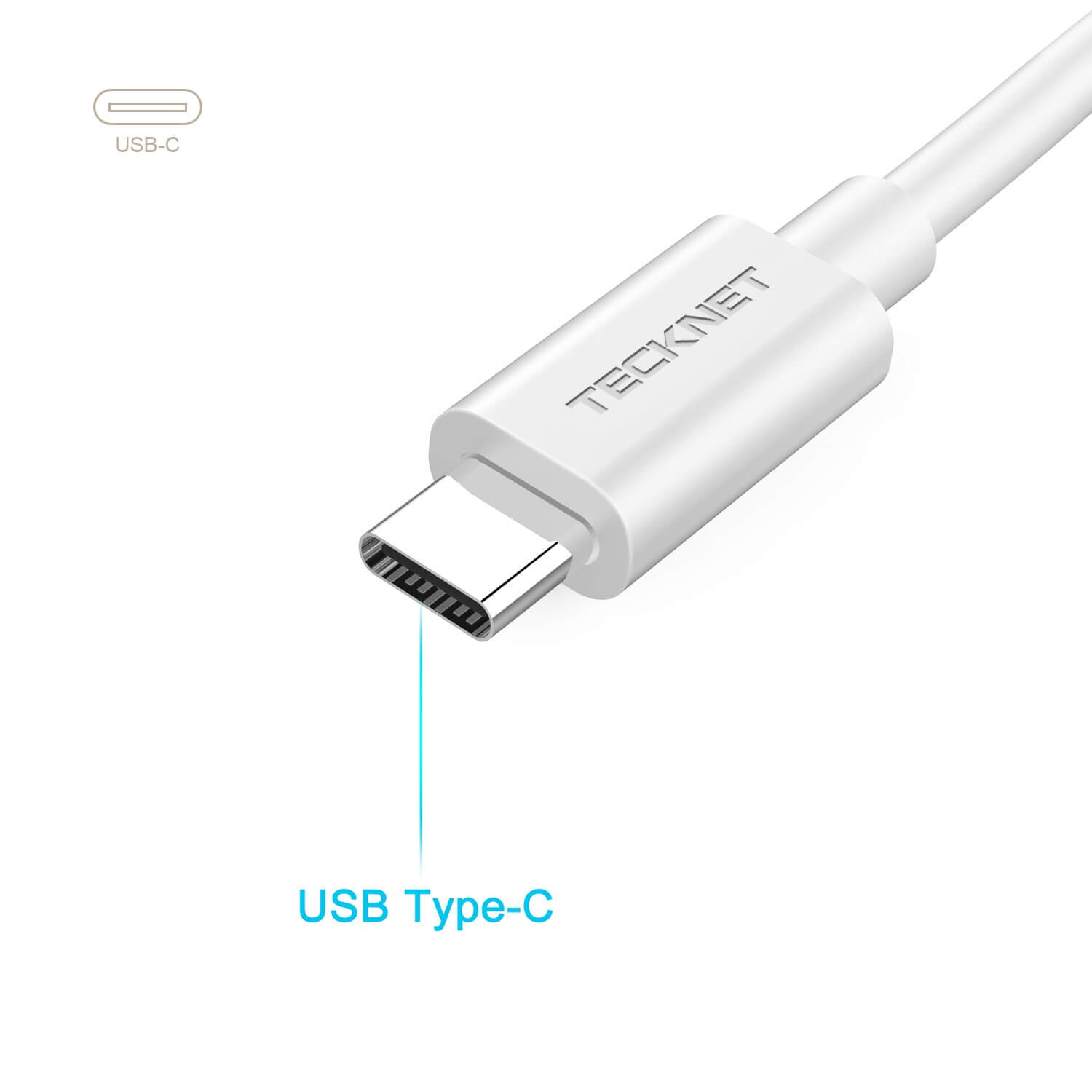 TeckNet TE001 USB-C with Ethernet Adapter - адаптер USB-C към Ethernet ...