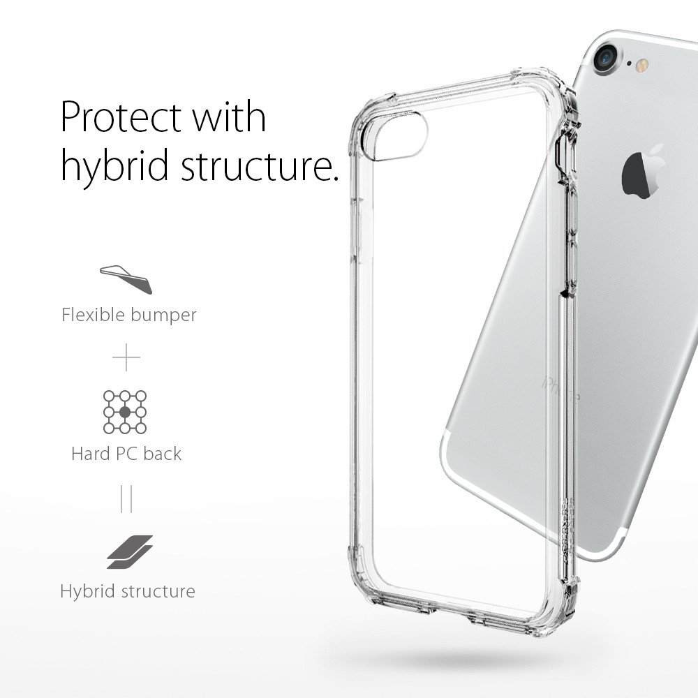 Spigen Crystal Shell Case - хибриден кейс с висока степен на защита за ...