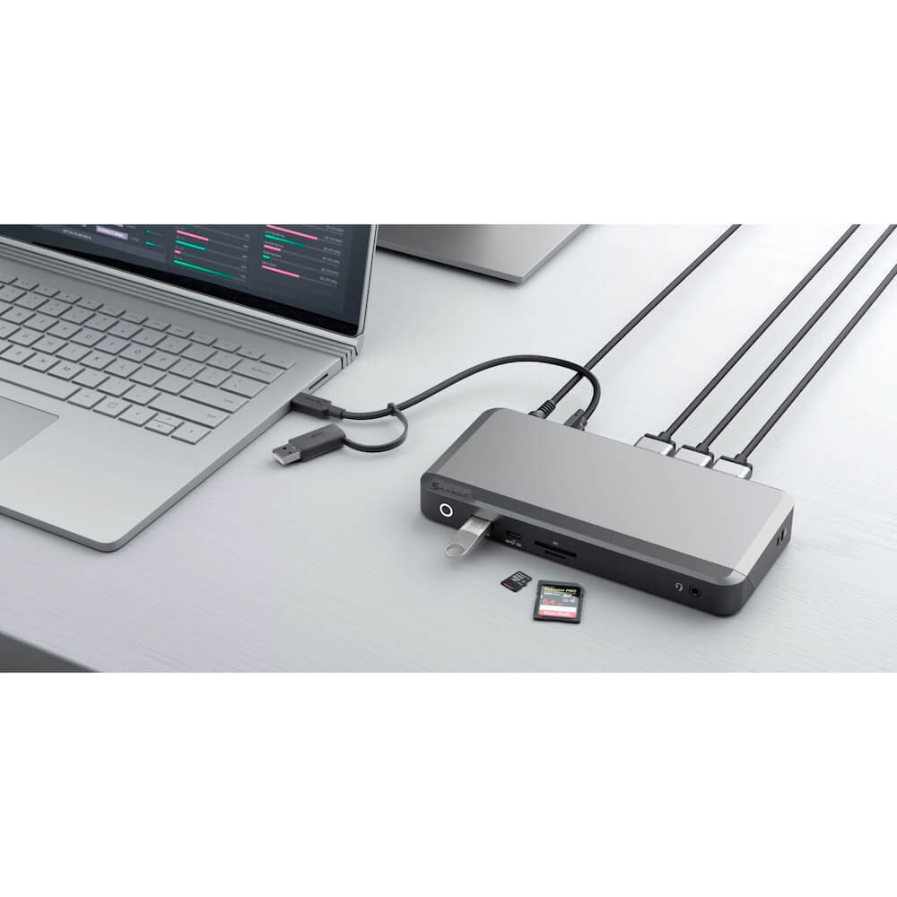 Alogic DX3 Triple 4K Display USB-C Docking Station - мултифункционална ...