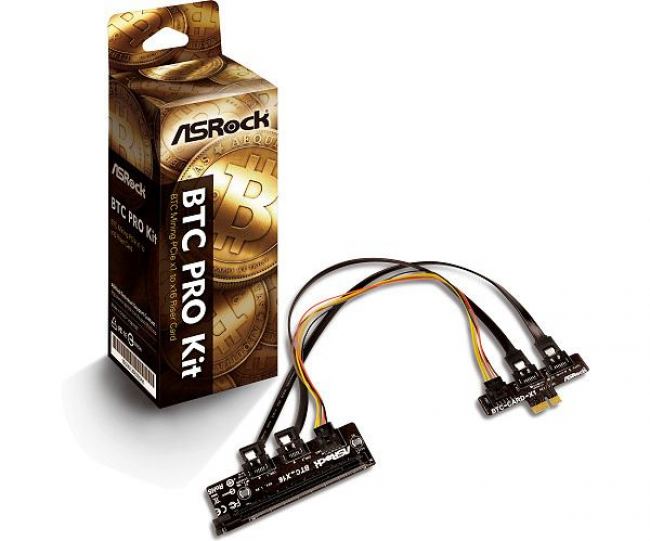 Asrock BTC Mining Pciex1 to x16 Riser card, на ТОП Цена — Sim.bg