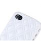 Diamond Pattern - поликарбонатов кейс за iPhone 4 Case (бял)  thumbnail 2