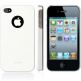 Moshi iGlaze - поликарбонатов кейс и защитно покритие за iPhone 4 (бял)  thumbnail