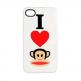 Paul Frank Julius Case - дизайнерски кейс за iPhone 4 (бял)  thumbnail