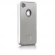 CaseMate BT Metallic Silver - хромиран кейс за iPhone 4  thumbnail
