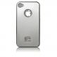CaseMate BT Metallic Silver - хромиран кейс за iPhone 4  thumbnail 4