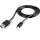 HTC DC M400 Data Cable MicroUSB - зареждащ и синхронизиращ кабел за HTC мобилни телефони thumbnail