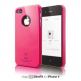 Elago S4 Slim Hot Pink Fit Case - поликарбонатов кейс за iPhone 4 (розов)  thumbnail