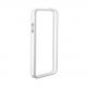 FitCase Bumper - силиконов бъмпер за iPhone 4/4S (бял-прозрачен)  thumbnail