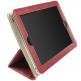 Krusell Luna Case - кожен калъф и стойка за iPad (червен)  thumbnail
