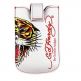 Ed Hardy Universal Case Tiger - кожен калъф за iPhone 4, 3Gs/3G, 2G и мобилни телефони (бял)  thumbnail 2