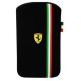 Ferrari Scuderia Series Pouch V3 - кожен калъф за iPhone 4/4S (черен)  thumbnail