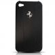 Ferrari Modena Series Faceplate 2 - кожен кейс за iPhone 4 (черен)  thumbnail