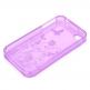 Flowers Silicone Case - силиконов калъф за iPhone 4/4S (лилав)  thumbnail 2