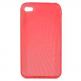 Tree Silicone Case - силиконов калъф за iPhone 4 (червен)  thumbnail